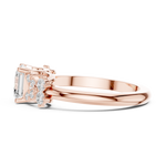 Gold Ring DDLR-1110, Rose Gold, view 3