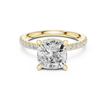 Gold Ring DDLR-1017, Yellow Gold, view 4