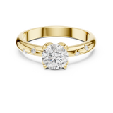 Gold Ring DDLR-431, Yellow Gold
