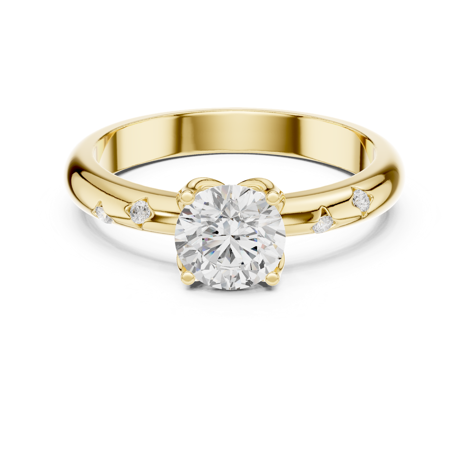 Gold Ring DDLR-431, Yellow Gold
