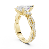 Gold Ring DDLR-1035, Yellow Gold, view 1