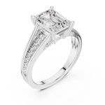 Gold Ring DDLR-253, White Gold, view 2