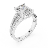 Gold Ring DDLR-253, White Gold, view 2