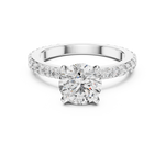 Gold Ring L03-1293, White Gold, view 4