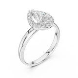 Gold Ring LR-0174, White Gold, view 2