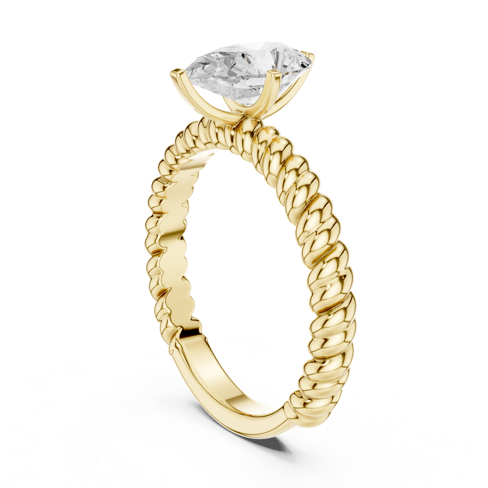 Gold Ring DDLR-1081, Yellow Gold, view 1