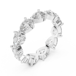 Gold Ring DDLR-001, White Gold, view 2