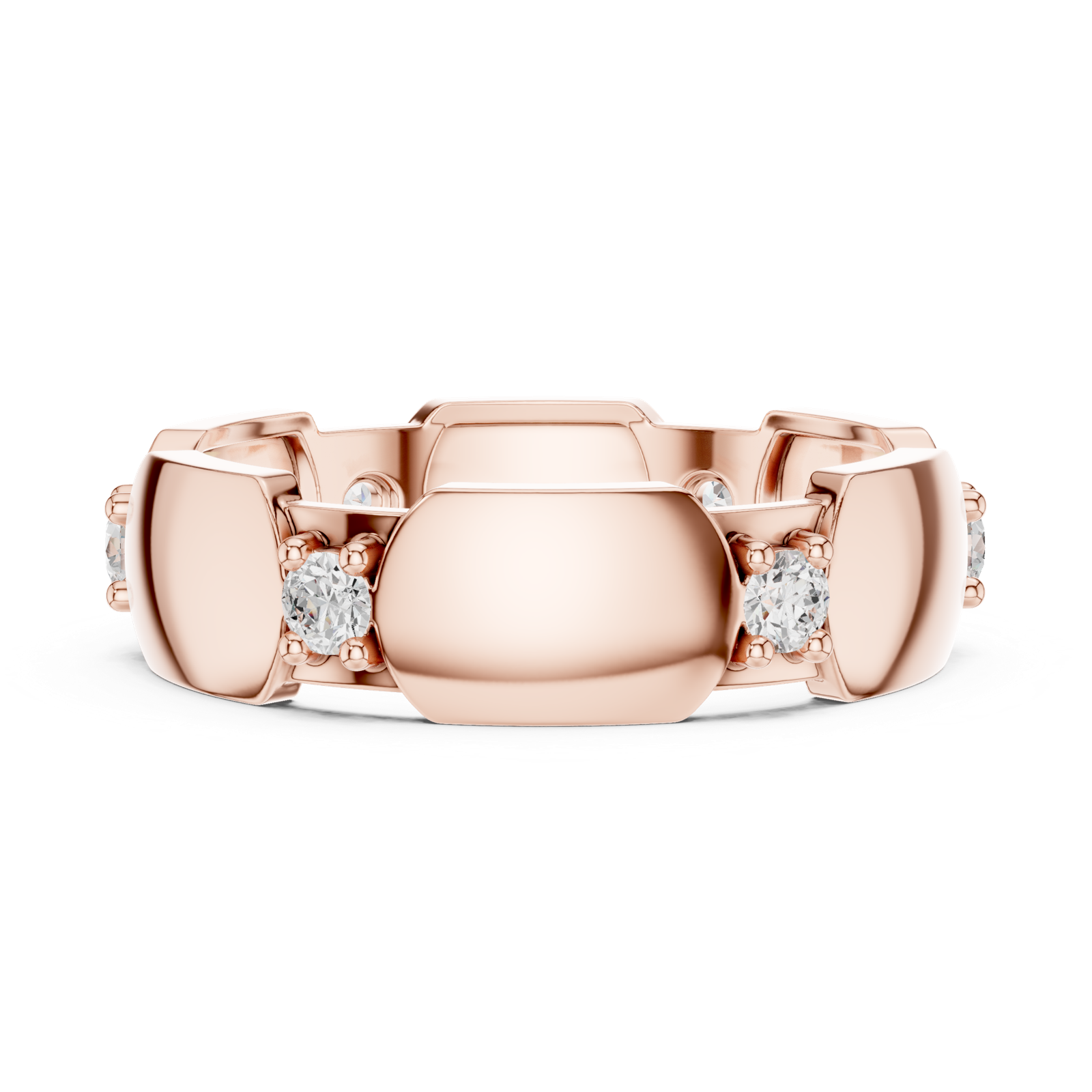 Gold Ring L22-R3, Rose Gold, view 3