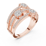 Gold Ring 19-120020L, Rose Gold, view 2