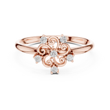 Gold Ring 1 (435), Rose Gold, view 4