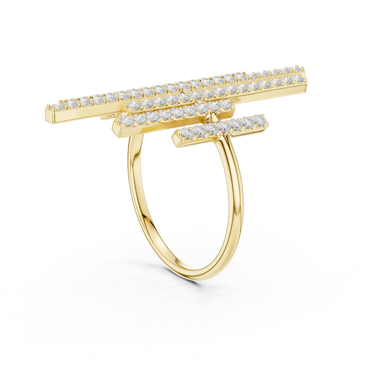 Gold Ring SBWR(38), Yellow Gold, view 1
