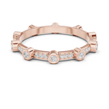Gold Ring DDLR-708, Rose Gold