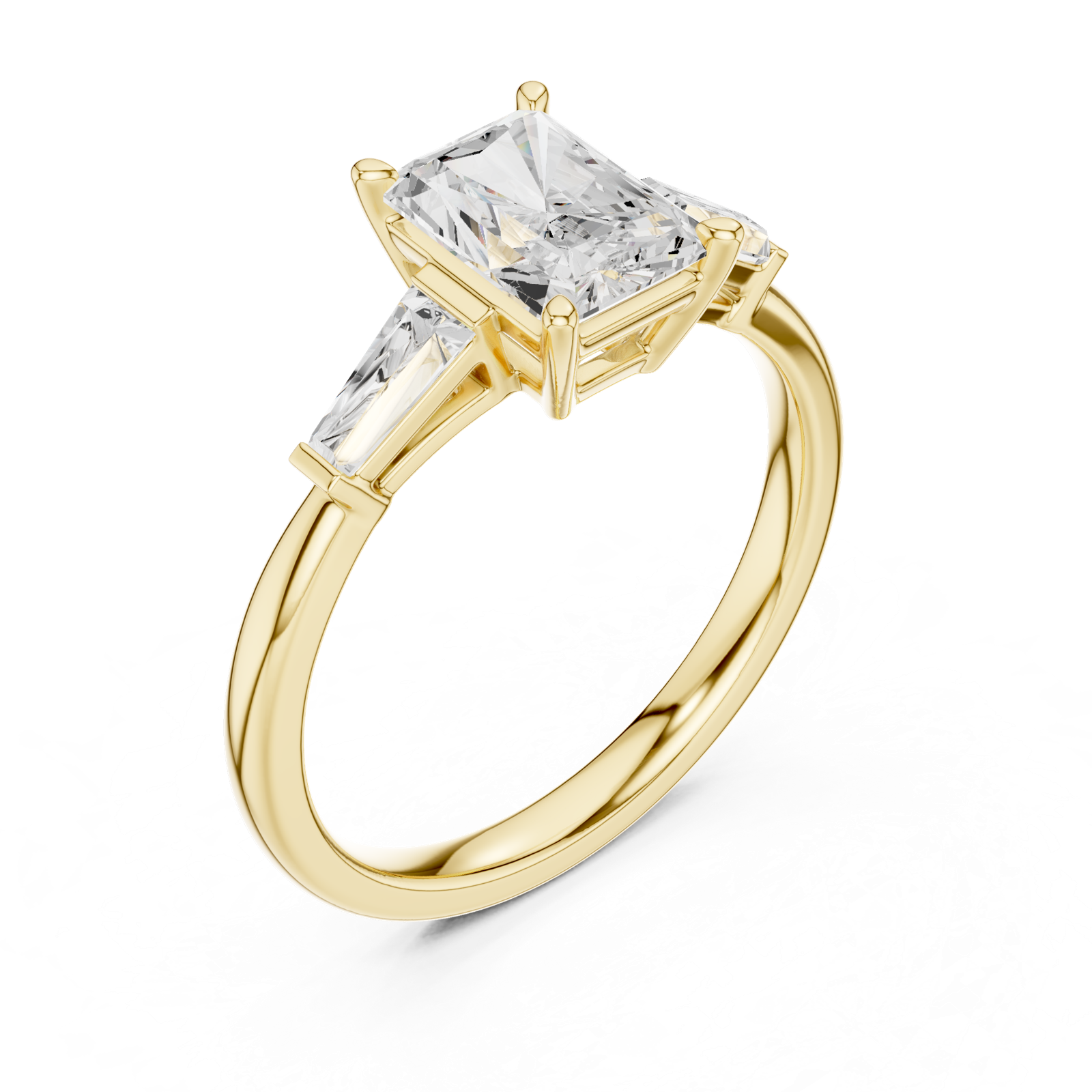 Gold Ring DDLR-923, Yellow Gold, view 2