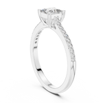 Gold Ring L28-111, White Gold