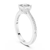Gold Ring L28-111, White Gold