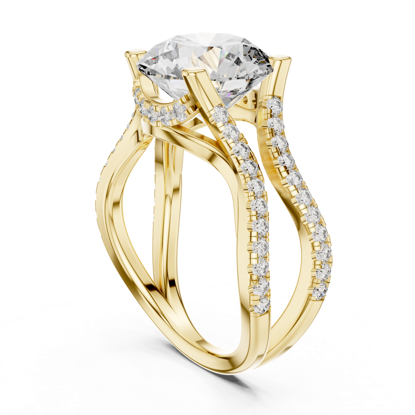 Gold Ring DDLR-155, Yellow Gold