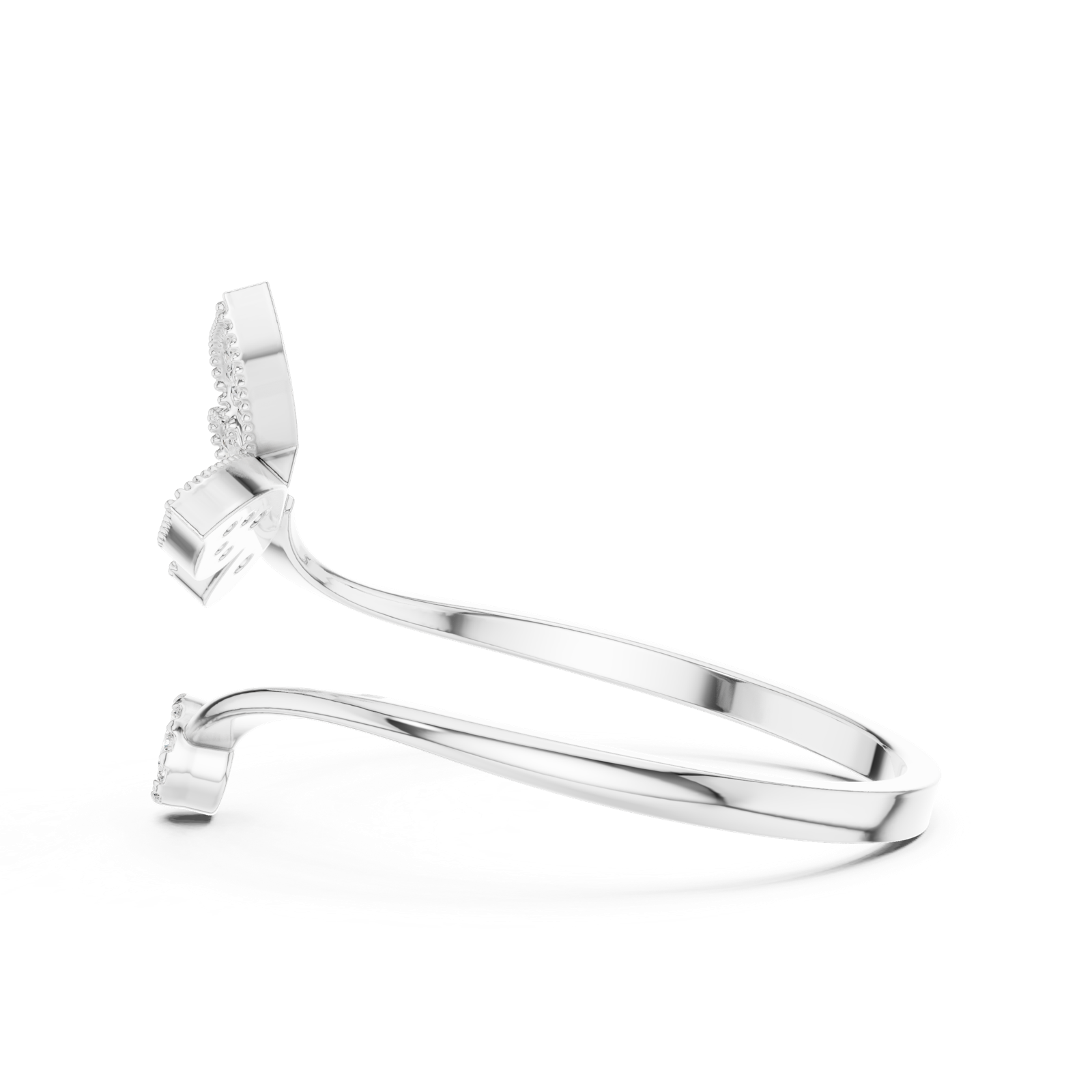 Gold Ring 1 (250), White Gold, view 3
