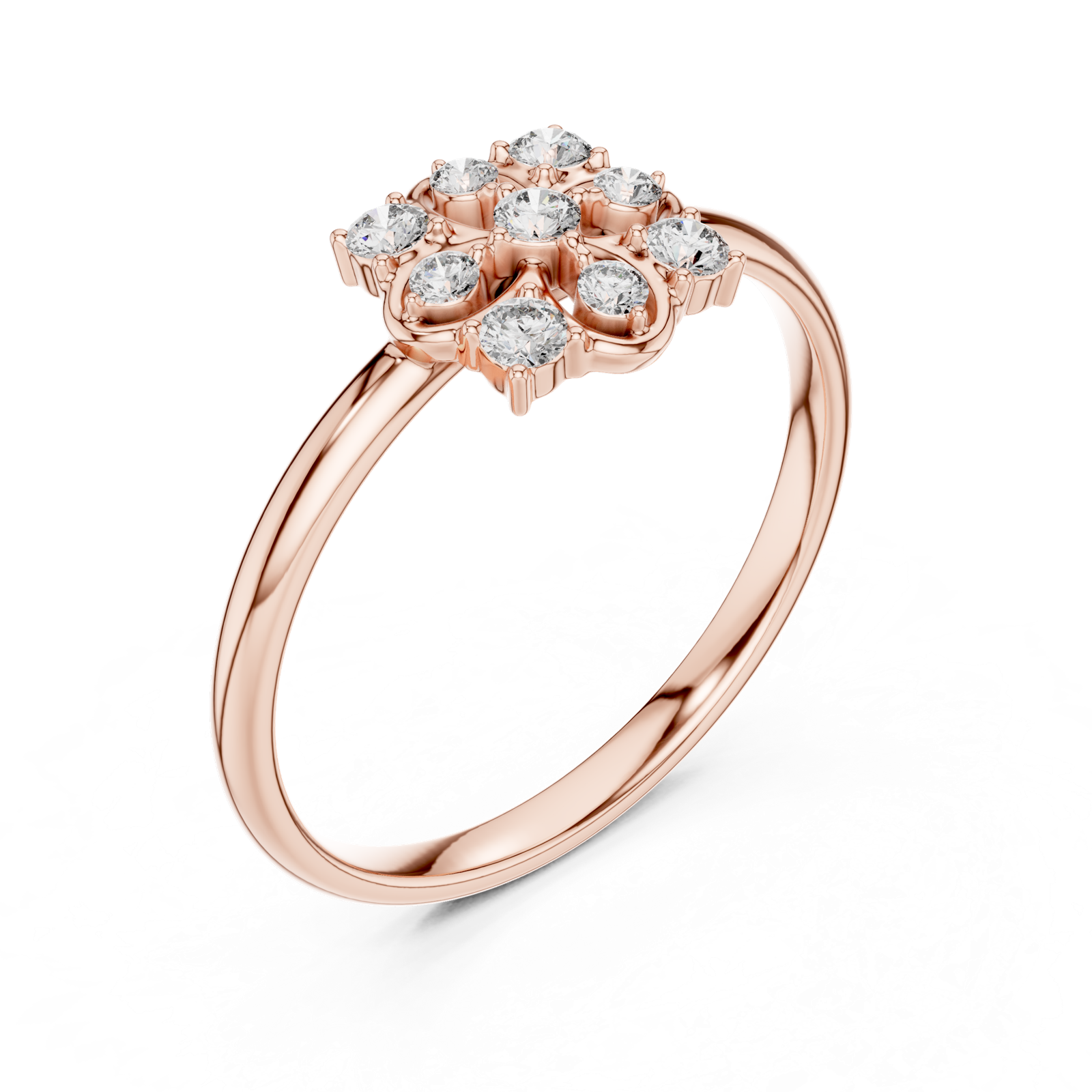 Gold Ring Ledis Ring, Rose Gold, view 2