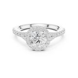 Gold Ring DDLR-914, White Gold, view 4