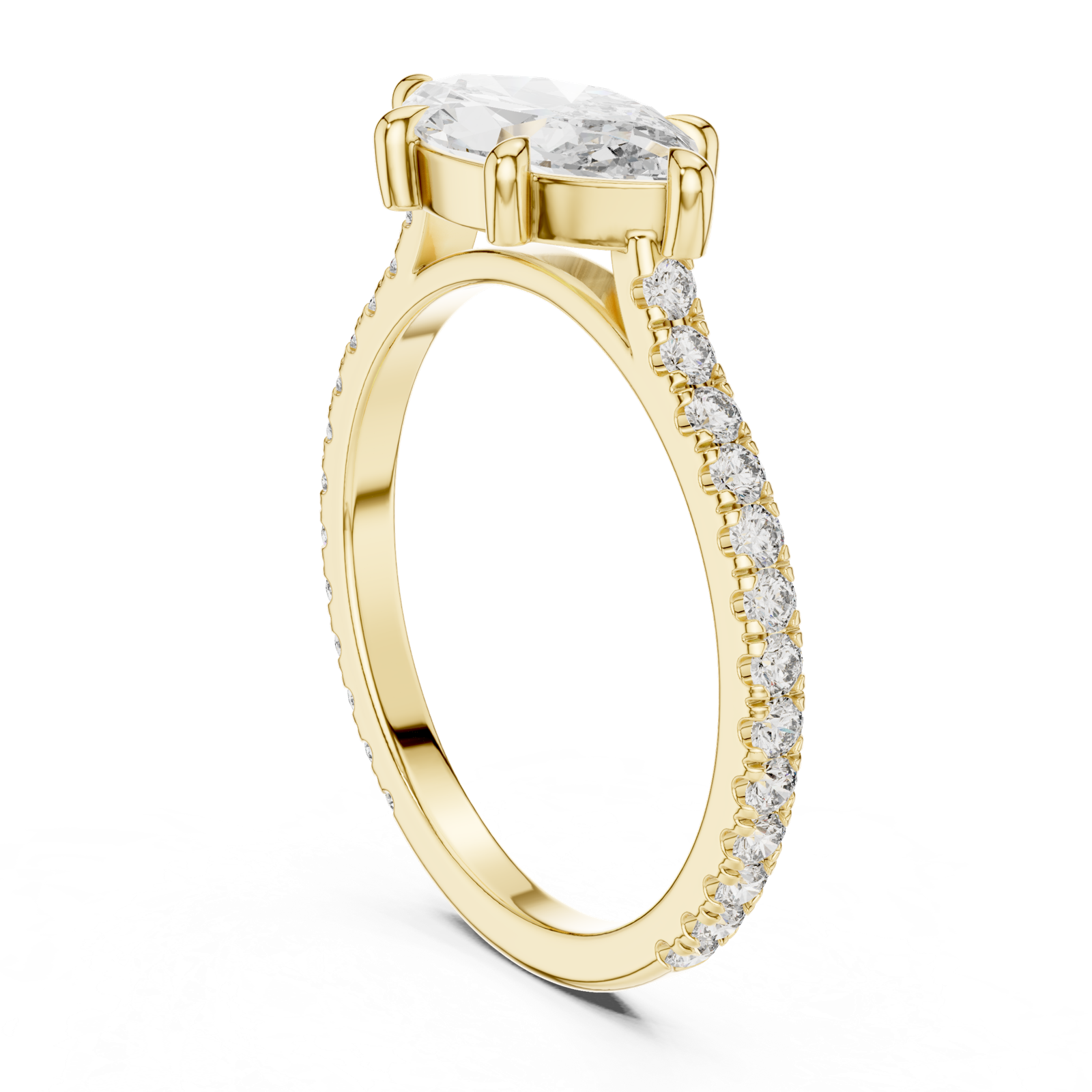 Gold Ring DDLR-201, Yellow Gold