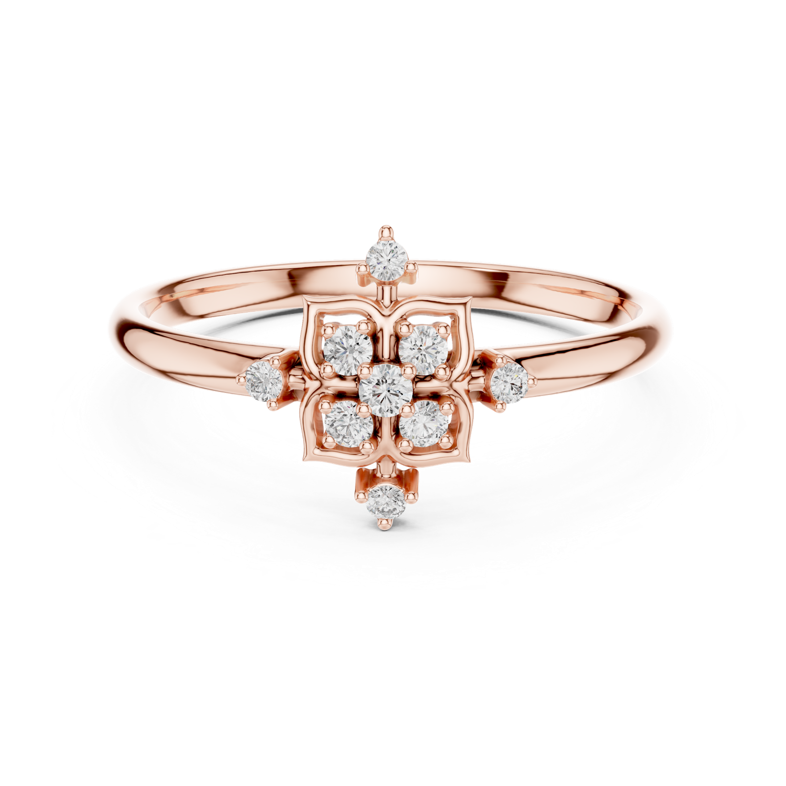 Gold Ring 1 (369), Rose Gold, view 4