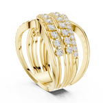 Gold Ring DDLR-820, Yellow Gold, view 1