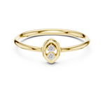 Gold Ring LR-01 (96), Yellow Gold, view 4