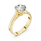 Gold Ring LR-0037, Yellow Gold, view 2