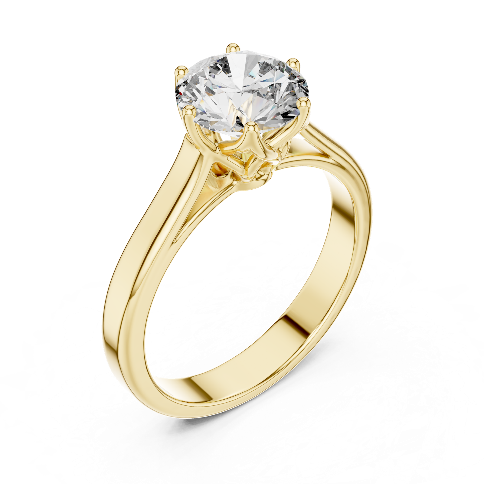 Gold Ring LR-0037, Yellow Gold, view 2