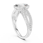 Gold Ring DDLR-733, White Gold, view 1