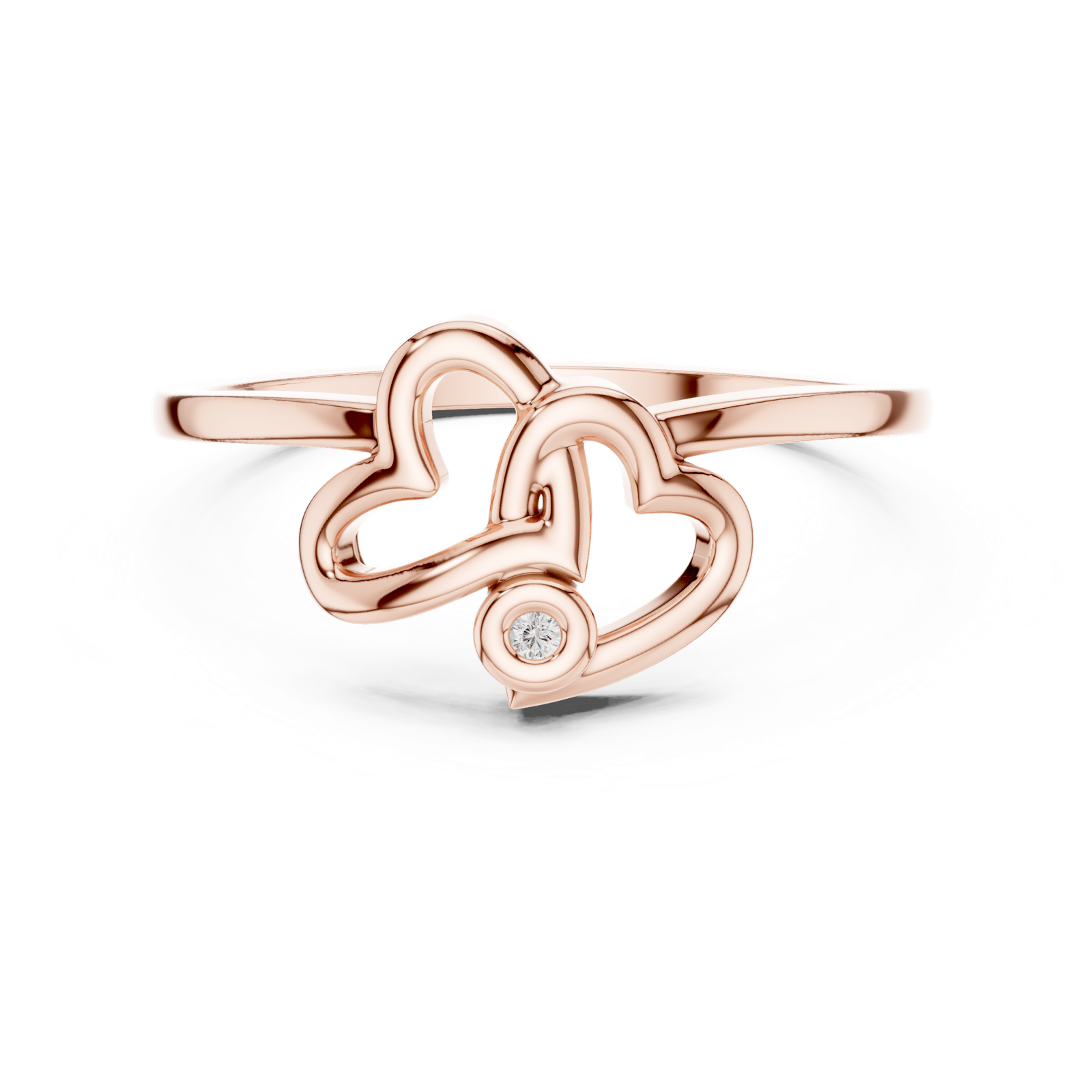 Gold Ring DR-5588, Rose Gold