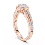 Gold Ring LR-0266, Rose Gold, view 1