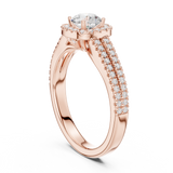 Gold Ring LR-0266, Rose Gold, view 1