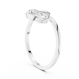 Gold Ring DR-5588, White Gold, view 1