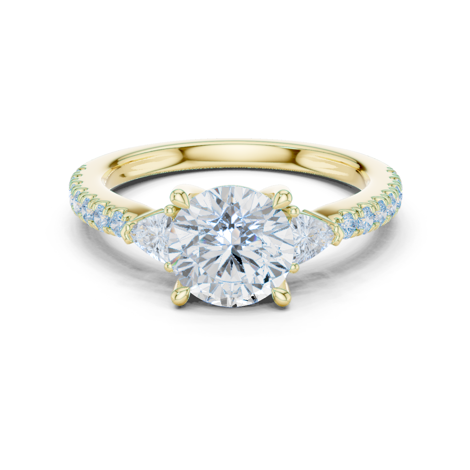 Gold Ring DDLR-863, Yellow Gold