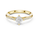 Gold Ring DDLR-518, Yellow Gold