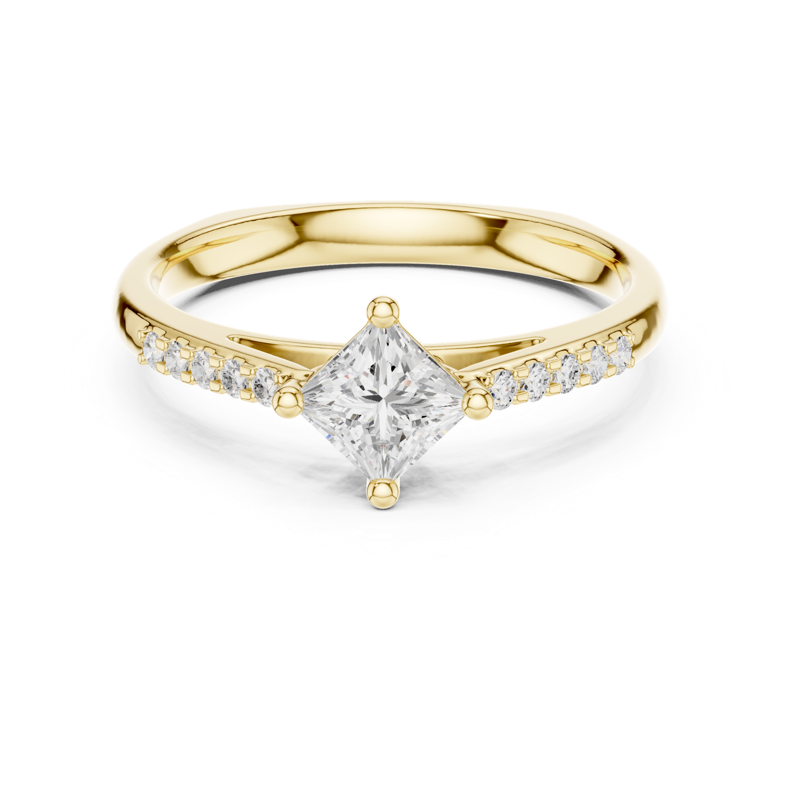 Gold Ring DDLR-518, Yellow Gold