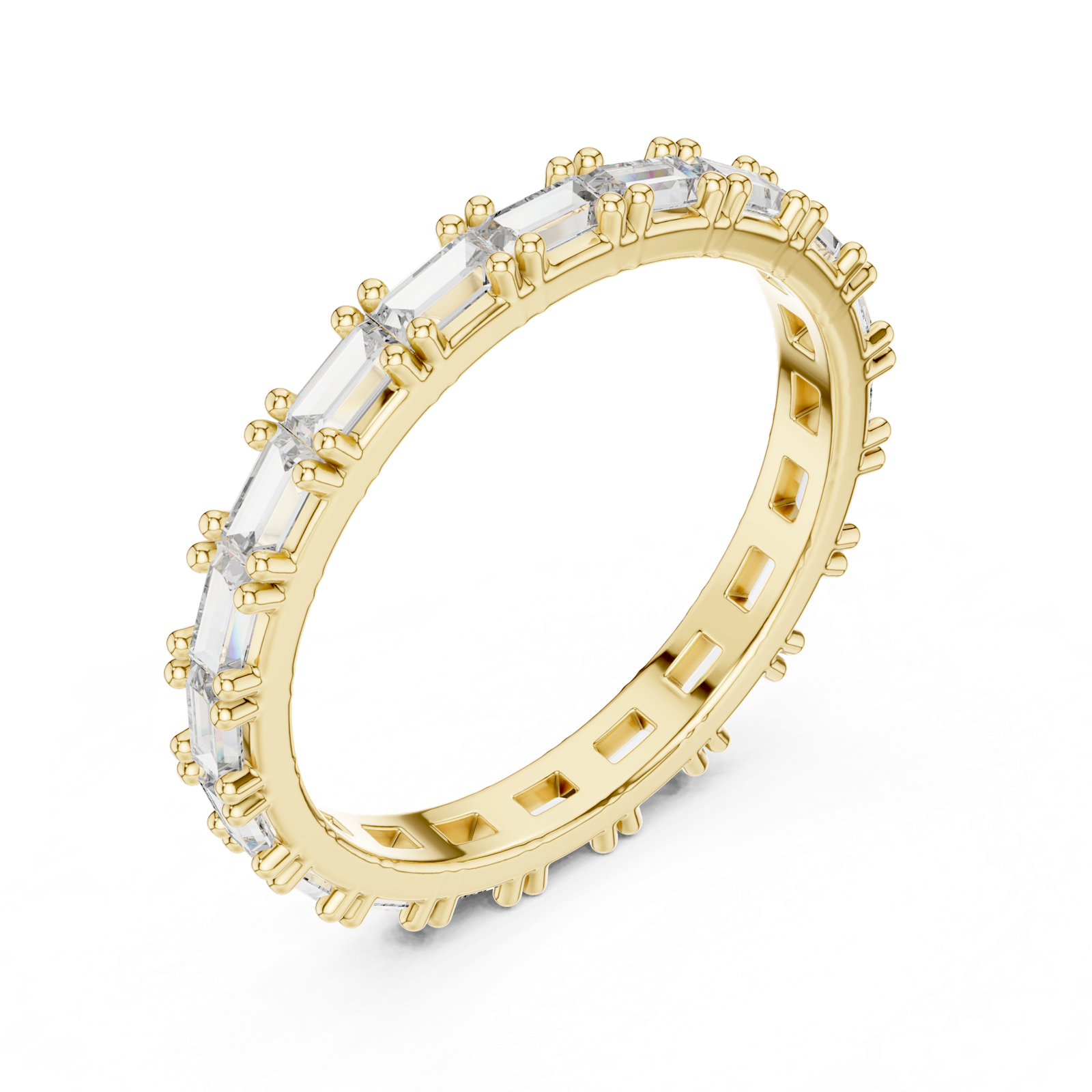 Gold Ring DDLR-231, Yellow Gold, view 2
