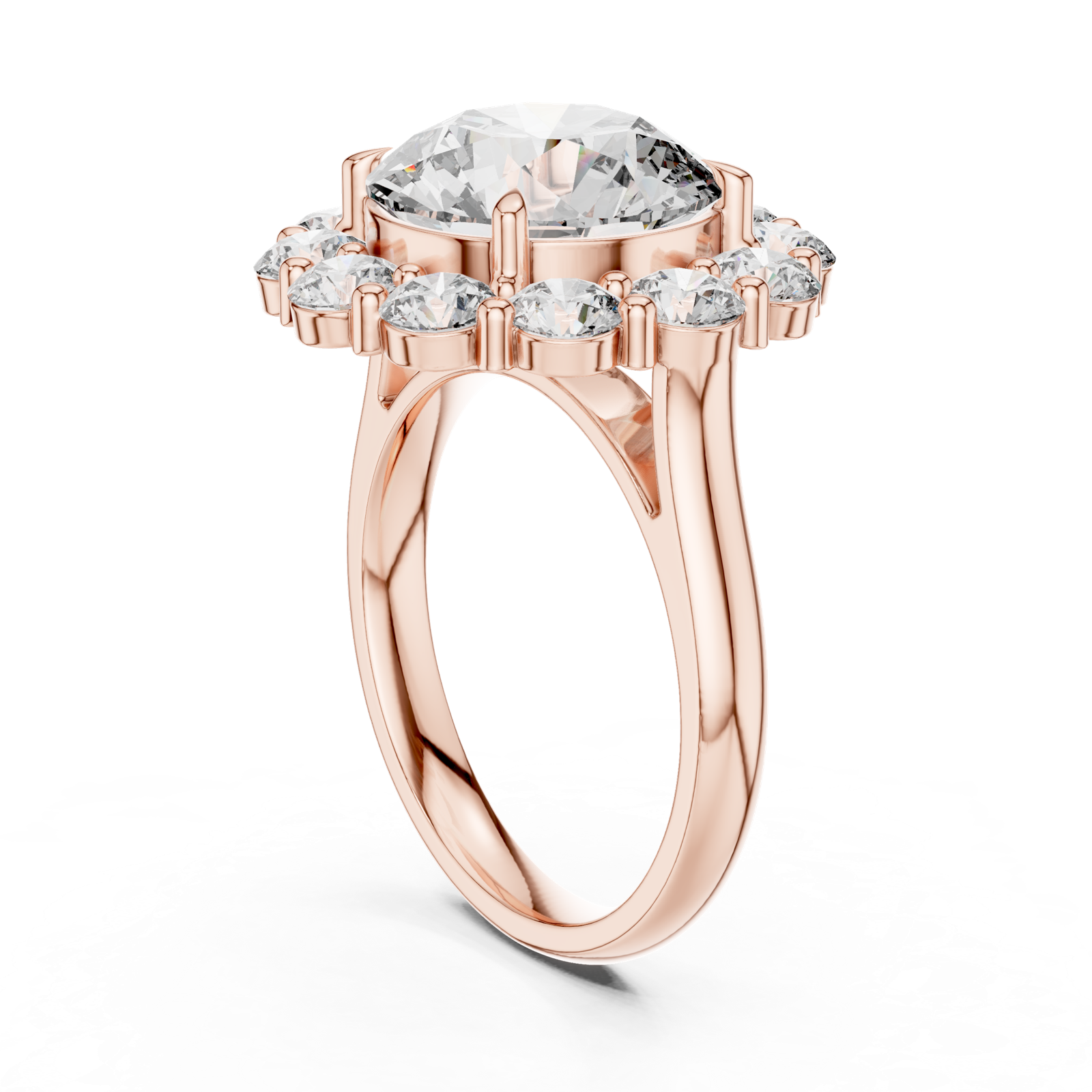 Gold Pendant 9-10025L_09, Rose Gold, view 1
