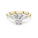 Gold Ring DDLR-270, Yellow Gold, view 4
