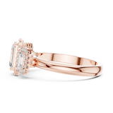 Gold Ring DDLR-1067, Rose Gold, view 3