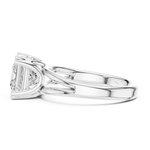 Gold Jewelry L36-7, Princess center stone, White Gold, view 3