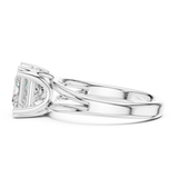 Gold Jewelry L36-7, Princess center stone, White Gold, view 3