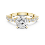 Gold Ring DDLR-819, Yellow Gold, view 4