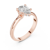 Gold Ring DDLR-1059, Rose Gold, view 2