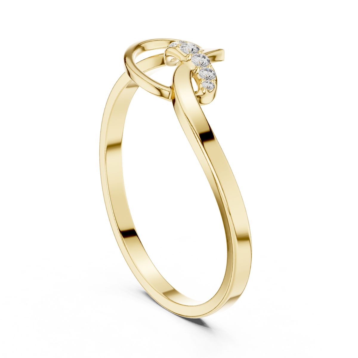 Gold Ring 1 (158), Yellow Gold, view 1