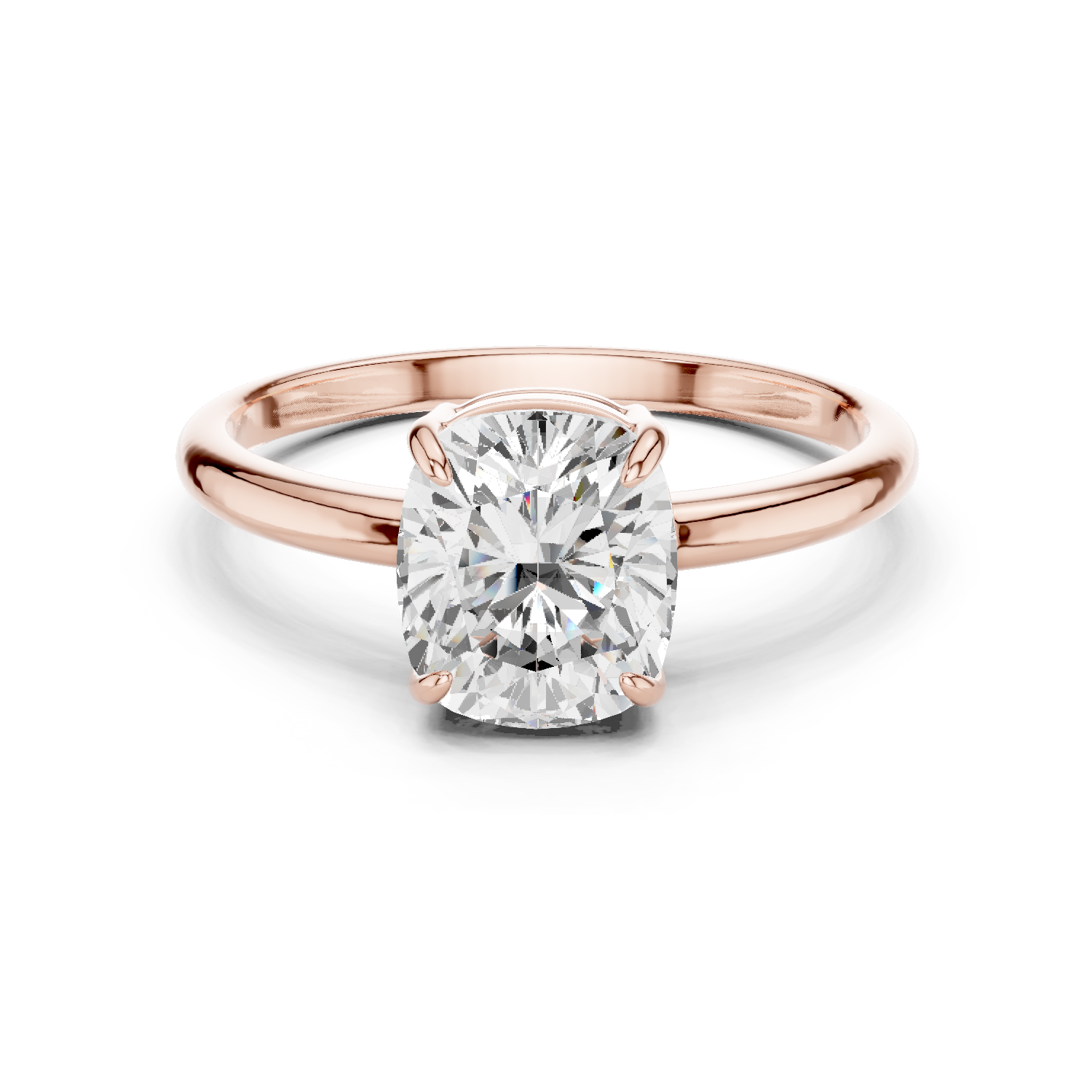 Gold Ring DDLR-808, Rose Gold