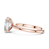 Gold Ring DDLR-071, Rose Gold, view 3