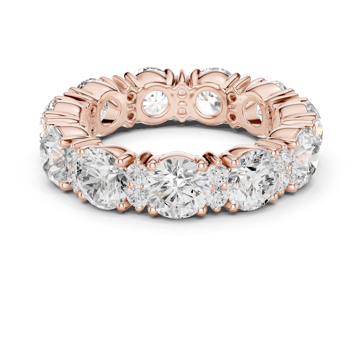 Gold Ring DDLR-707, Rose Gold