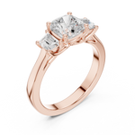 Gold Ring DDLR-265, Rose Gold, view 2